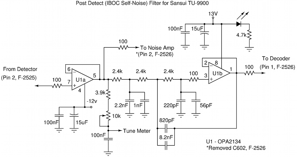 Post Detector Filter Circuit