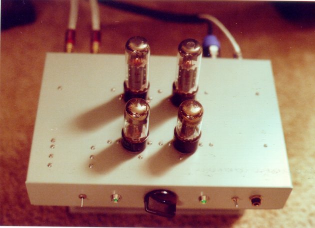 Amplifier Top Front View