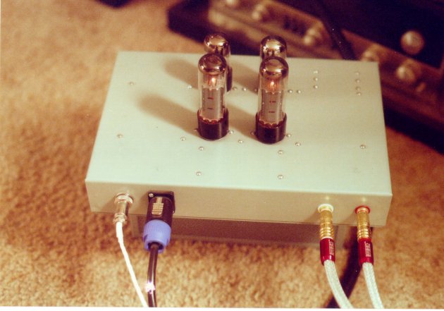 Amplifier Top Rear View